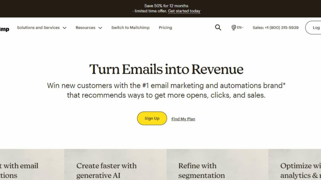 Mailchimp ist ein renommiertes E-Mail-Marketing-Tool.