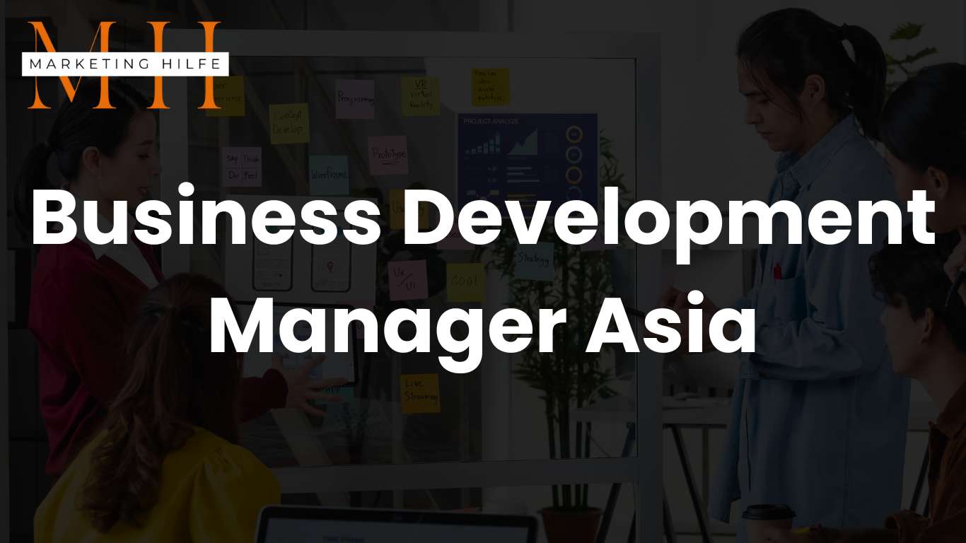 Business Development Manager Asia